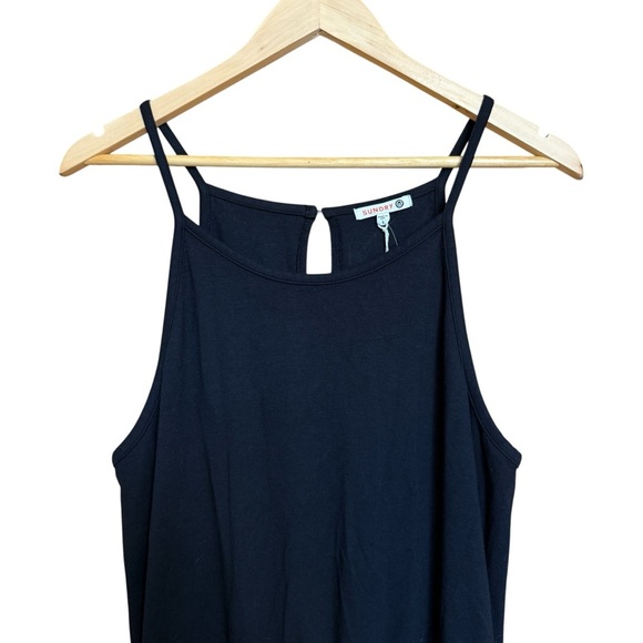 Anthropology Sundry Black Wide Leg Jumpsuit Size 3 #1623 NWT - Picture 3 of 7